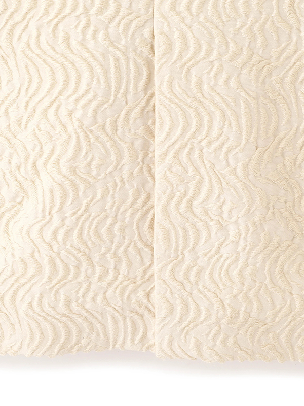 ジャガードノーカラージャケット