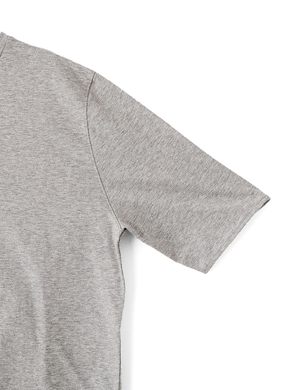 クルーネックヘムレースTee