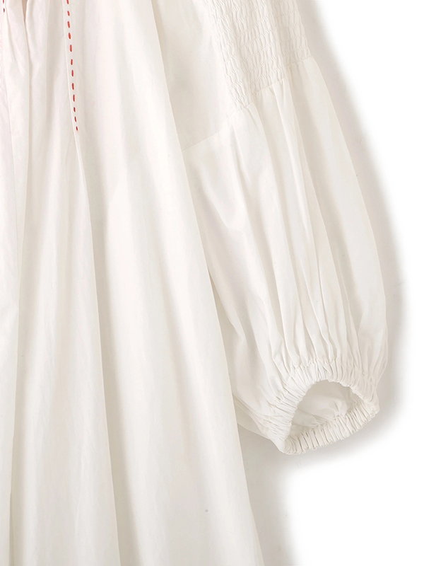 ハンドステッチボリュームワンピース