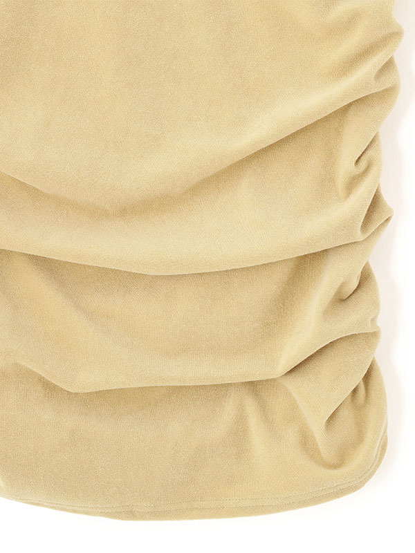 パイルギャザーミニスカート