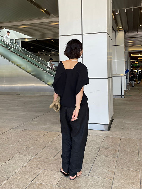 ETRE TOKYO ドレープニットバルーントップス エトレトウキョウ