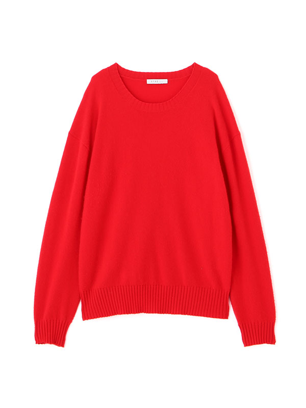 リラクシーカシミヤニットプルオーバー