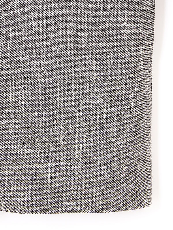 ノーカラーキルティングライナーボクシージャケット(S GREY ノーカラーキルティングライナーボクシージャケット(S GREY