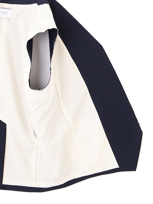 カットオフVネックベスト(F NAVY): トップス │ ETRE TOKYO