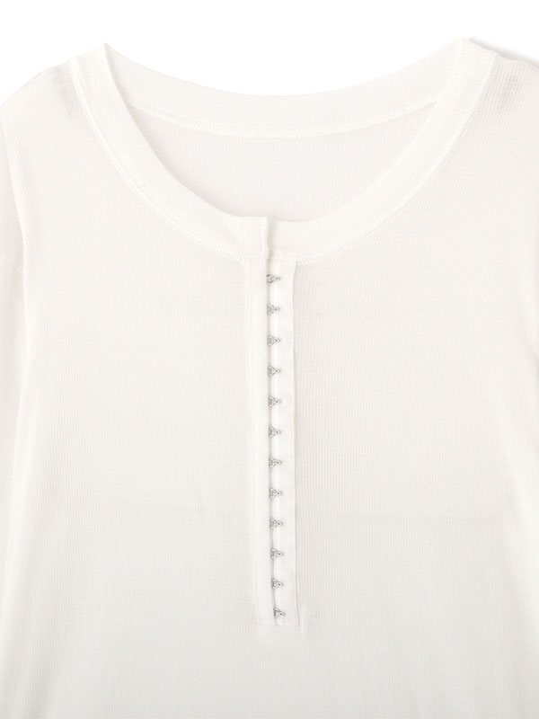 フロントホックソフトプルオーバー(F WHITE): トップス │ ETRE