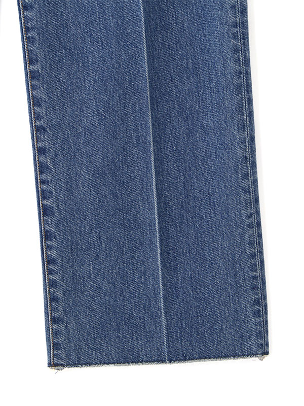 ウエストコードセンタークリースデニム