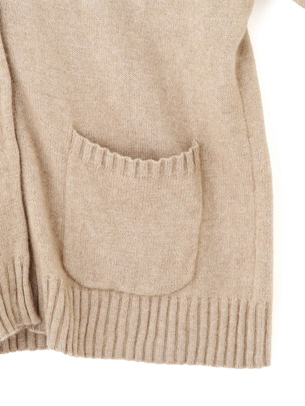 プレーンステッチＶネックニットカーディガン