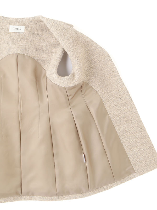 SANTEヘリンボーンツィードベスト