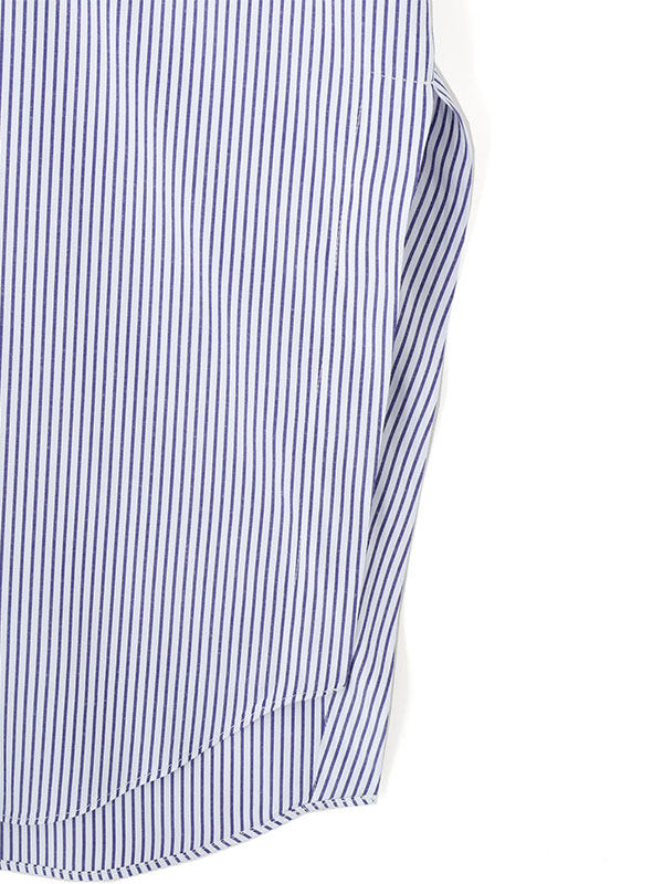 サイドスリットストライプシャツ