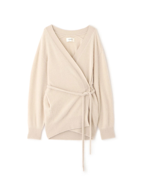 SANTEカシミヤヘアリーニットカーディガン