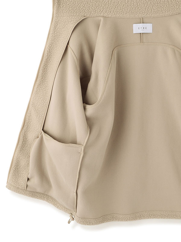 ボアフリースブルゾン