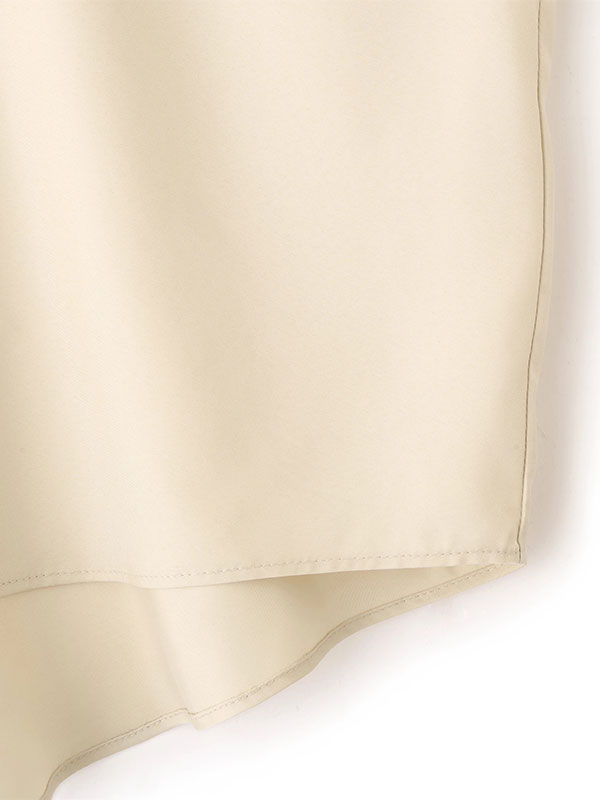 キュプラネクタイオーバーサイズシャツ