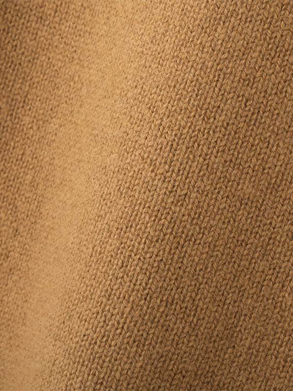 ウールカシミヤスリーブレスニットプルオーバー