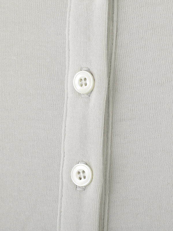 ガーゼフライスフロントオープンプルオーバー