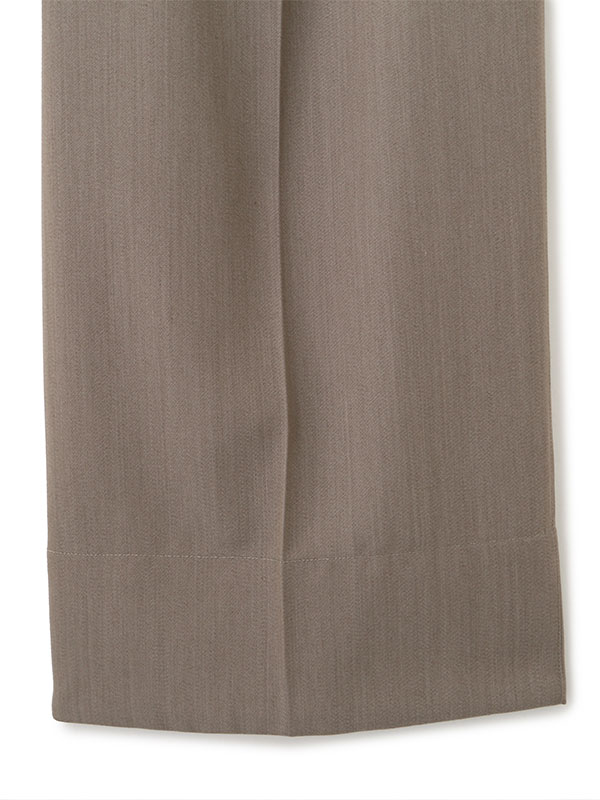 ベルテッドタックワイドパンツ