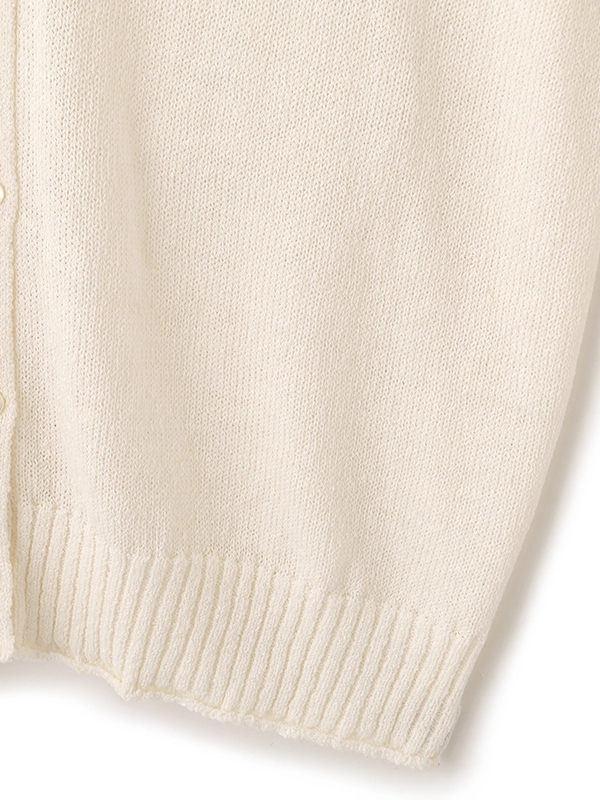 リリヤーンリネンVネックカーディガン