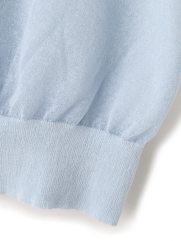 ヘンリーネックシアーニットプルオーバー