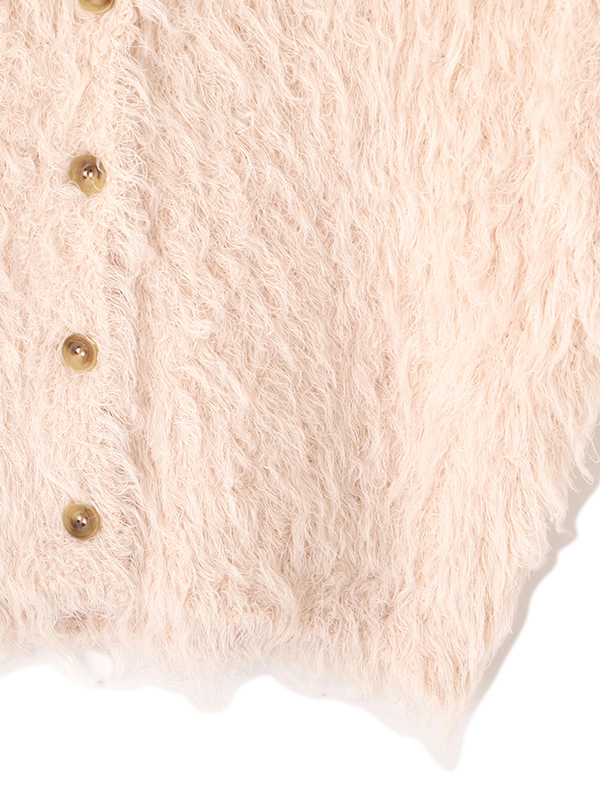 フェザーヤーンニットカーディガン