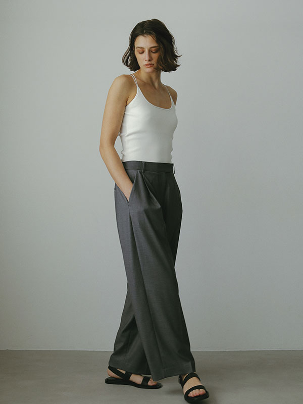 DEPENDRE Wストラップニットキャミ