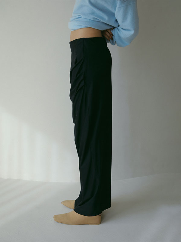 ナローストラップレザーメッシュミュール(36 OFF WHITE