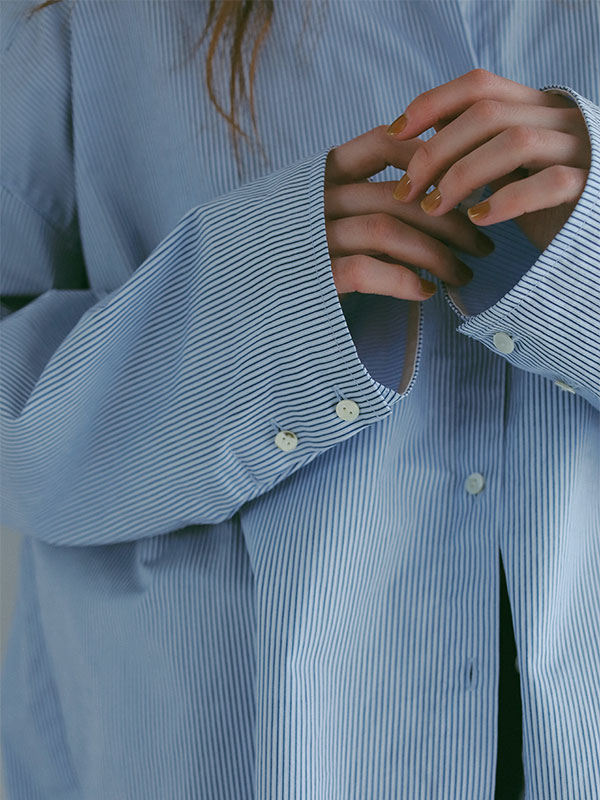 ストライプボックスシャツ(F BLUE): トップス │ ETRE TOKYO