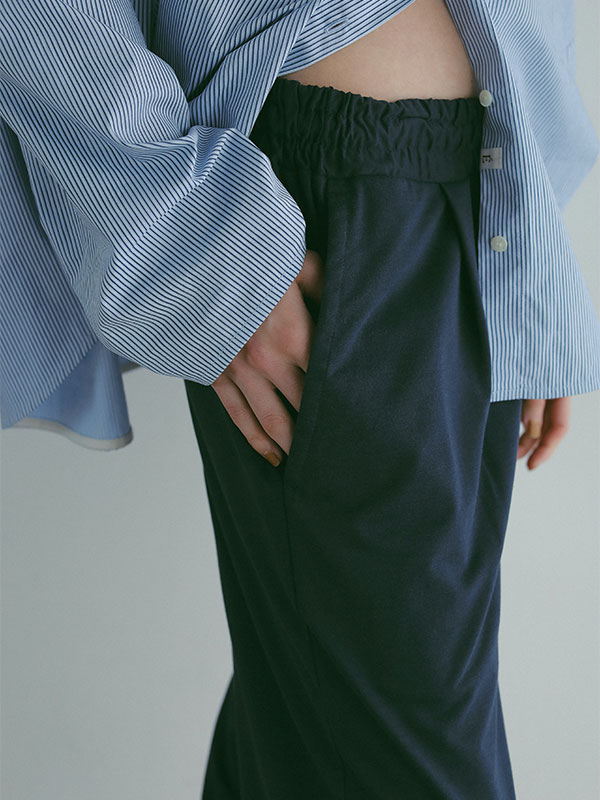 three dots パウダリーコットンジョガーパンツ