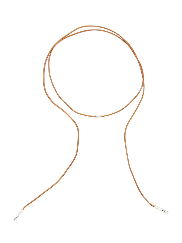 レザーコードネックレス