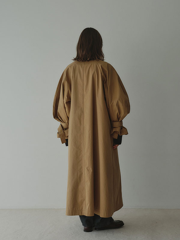 コンシャススリーブトレンチコート