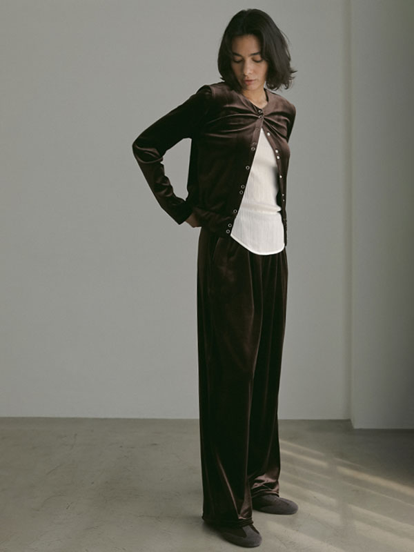 リングドットベロアトップス