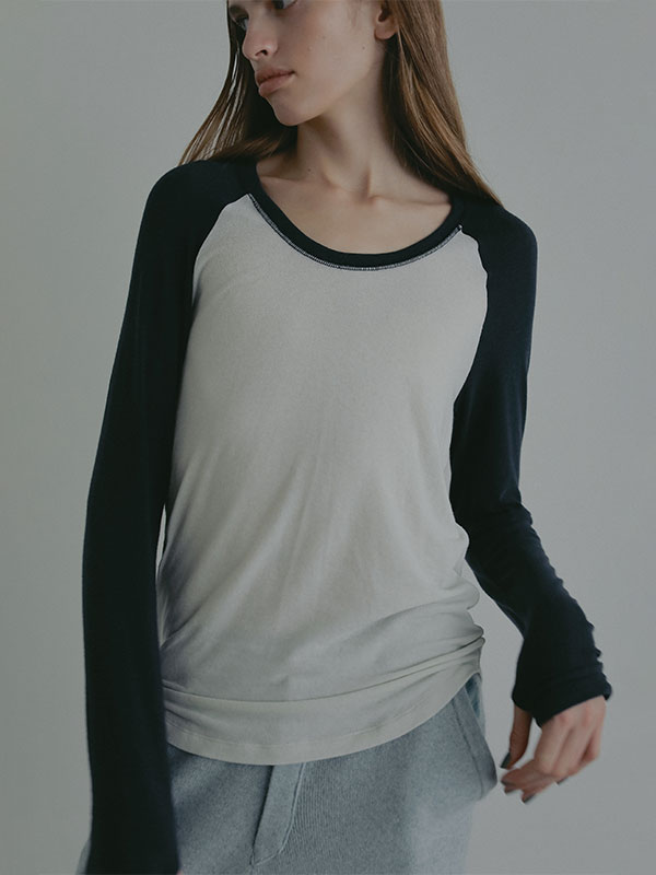 ソフトフライスラグランロンTee