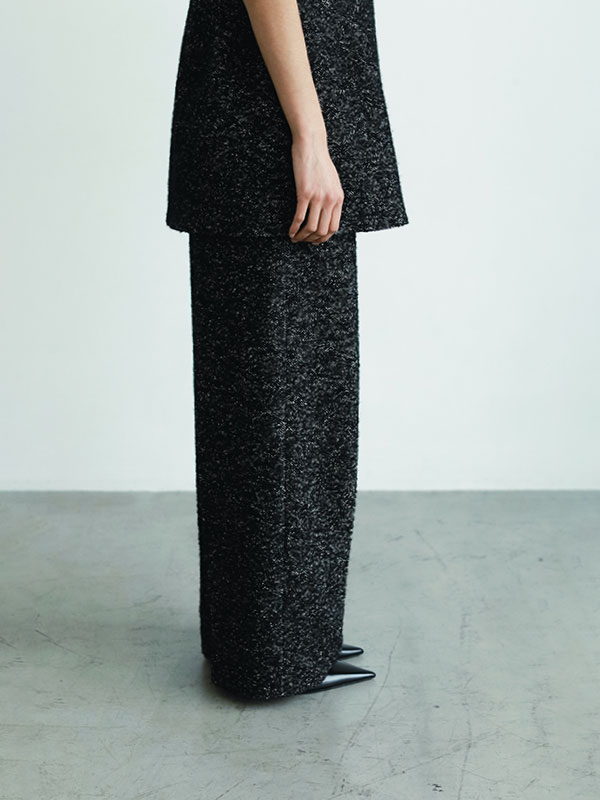 SANTEヘリンボーンツィードパンツ