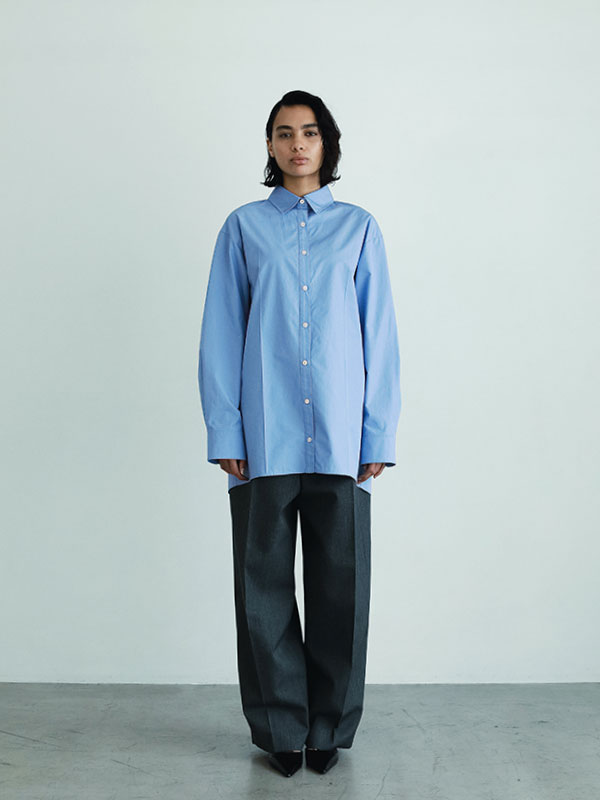 SANTEワンタックセンタークリースパンツ