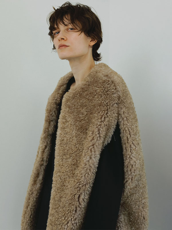 SANTEエコファーポンチョコート