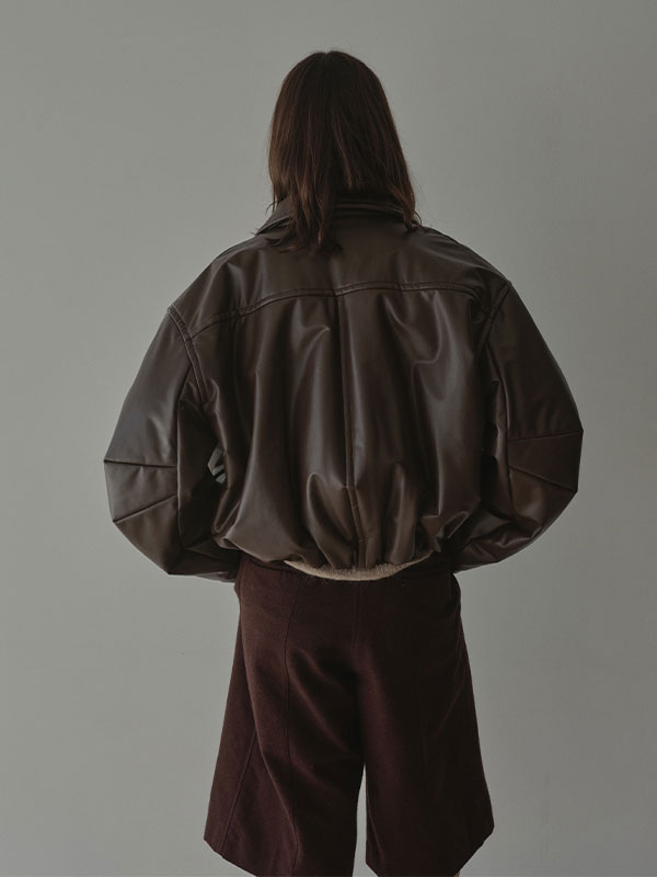 バルーンシルエットパディングブルゾン