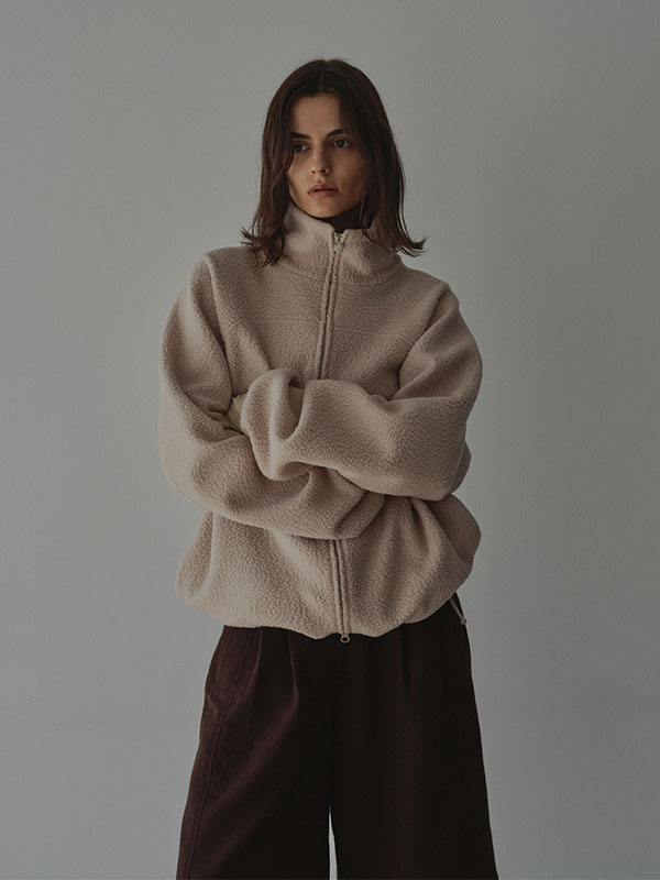 ボアフリースブルゾン