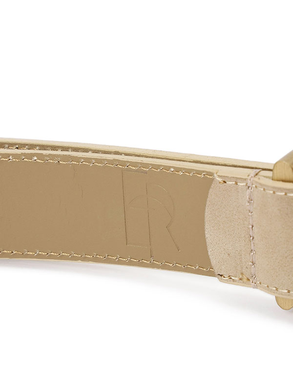 ヌバックレザースクエアバックルベルト