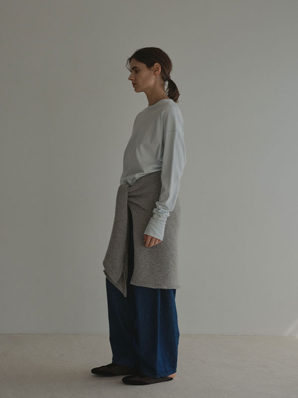 レイヤードニットラップスカート(F GREY): グッズ │ ETRE TOKYO