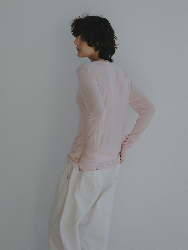 ウールフライスヘンリーネックプルオーバー