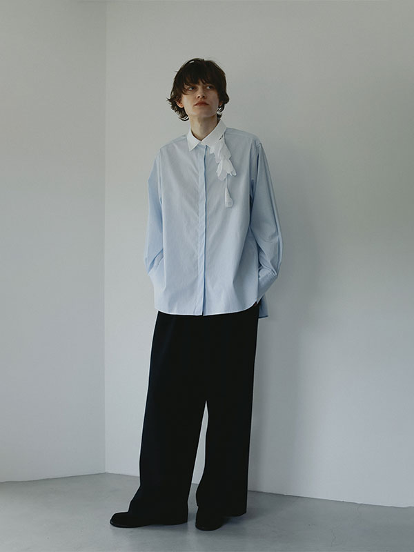 SANTEデザインタックメルトンパンツ