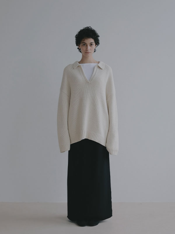 ダブルフェイスIラインスカート