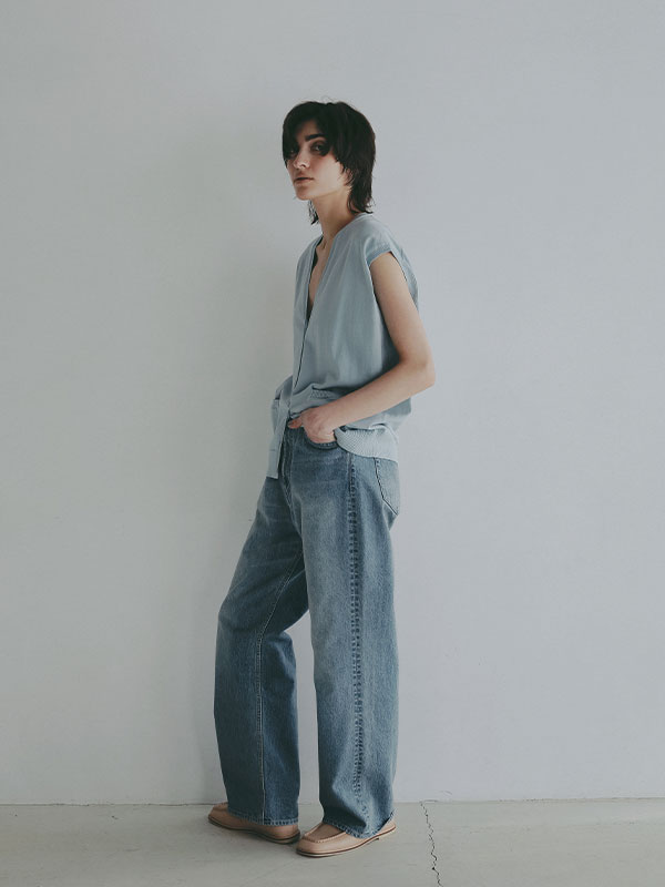 スヴィンコットンニットベスト