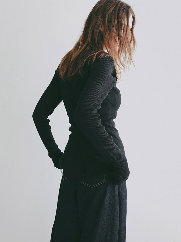 リネンヘルシーニットプルオーバー