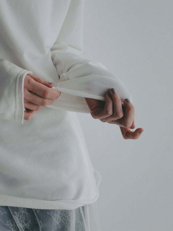 カットオフソフトスウェットシャツ