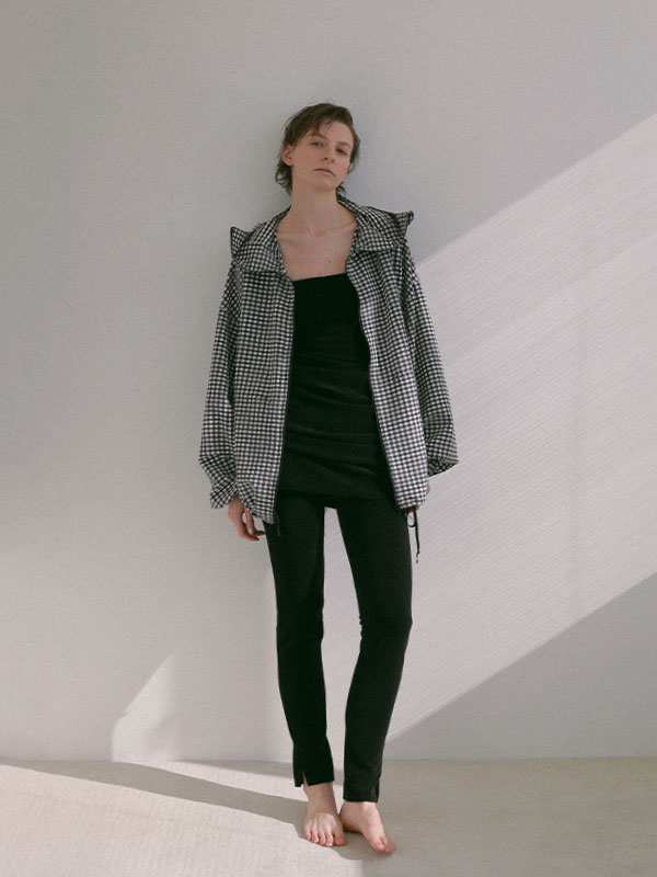 サイドスリットパイルレギンス