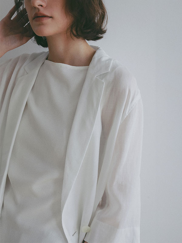 ドライタッチボートネックタンクトップ(F WHITE): トップス │ ETRE