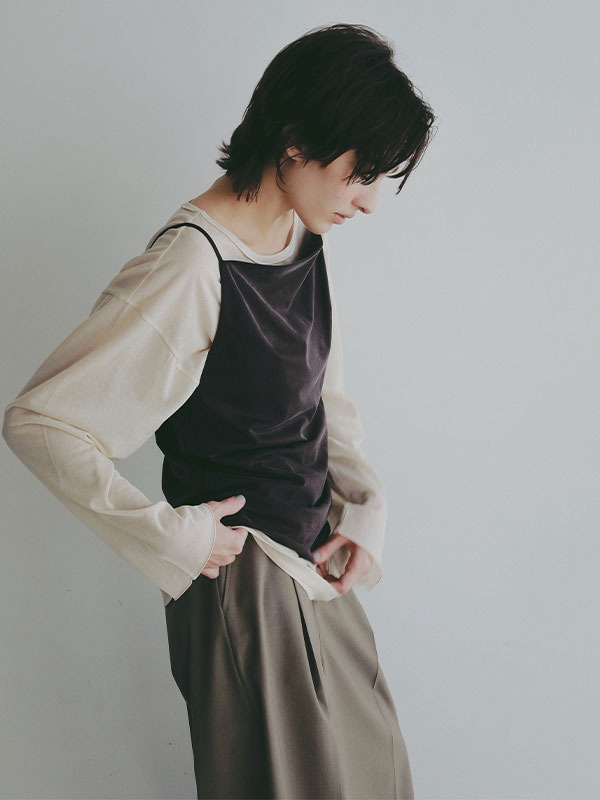 キュプラジャージキャミソール