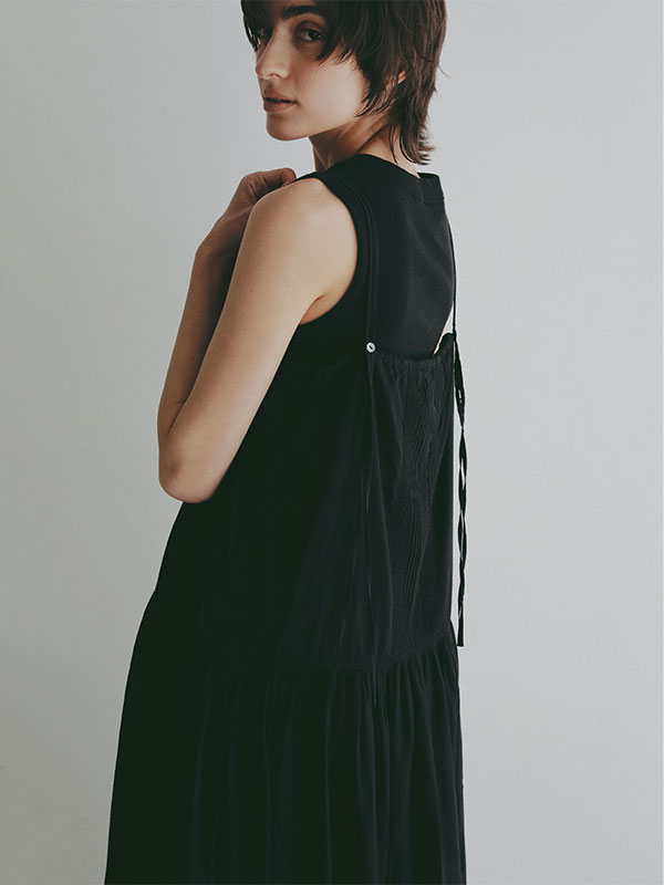 レースコットンキャミワンピース