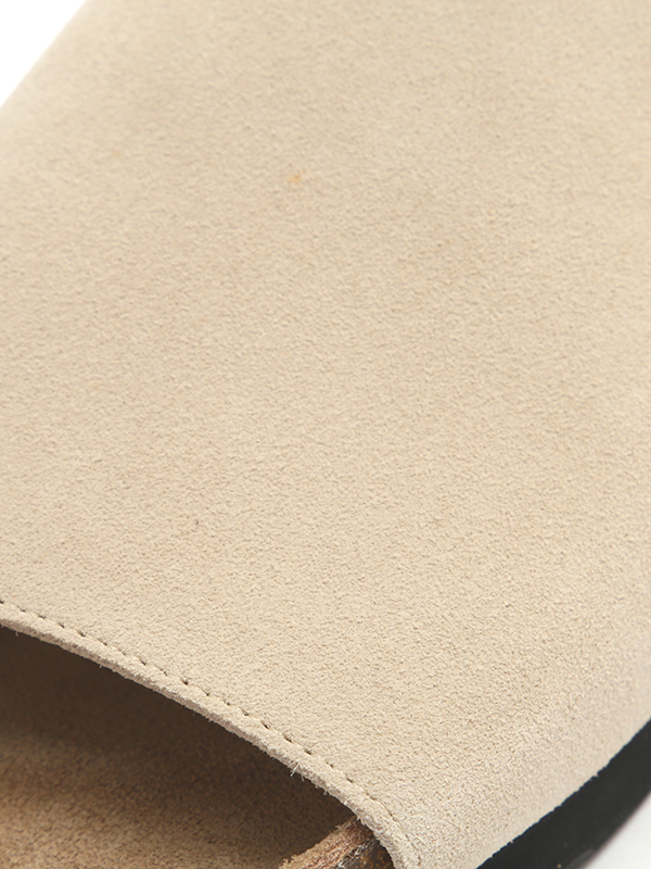 スウェードフットベッドサンダル(36 BEIGE): シューズ │ ETRE