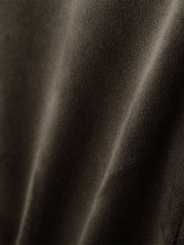 プランジングベロアワンピース