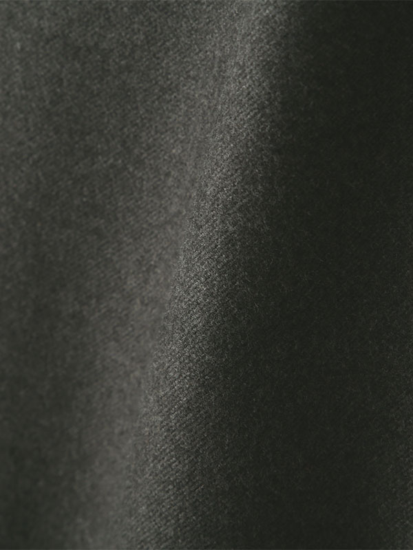 ウーステッドドレープネックワンピース